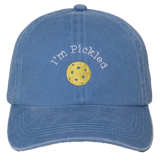 Pickleball Pickled Women'S Cotton Baseball Hat