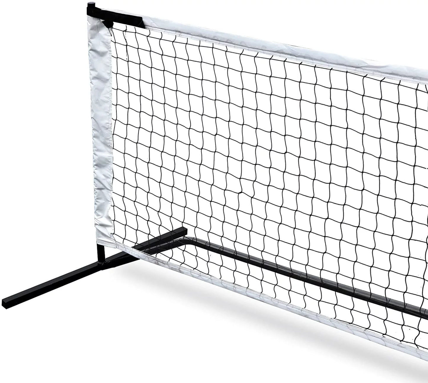 22FT Portable Pickle Ball Net Soccer Tennis Net Game Set System with Metal Frame Stand and Carrying Bag for Pickle Ball, Kids Volleyball, Badminton, Tennis
