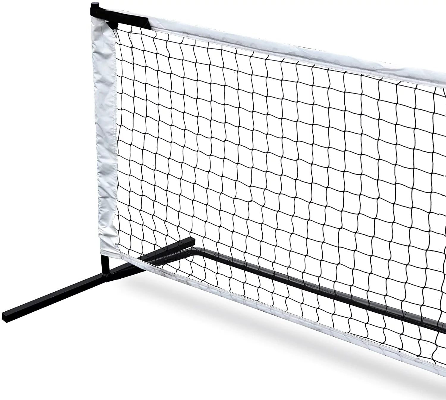 22FT Portable Pickle Ball Net Soccer Tennis Net Game Set System with Metal Frame Stand and Carrying Bag for Pickle Ball, Kids Volleyball, Badminton, Tennis